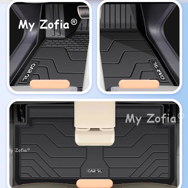 Car TPE Floor Mats For Chery iCAR V23 iCAUR V23 2025 2026 Car Four Seasons Waterproof Non-slip Floor Mat Carpet Accessories