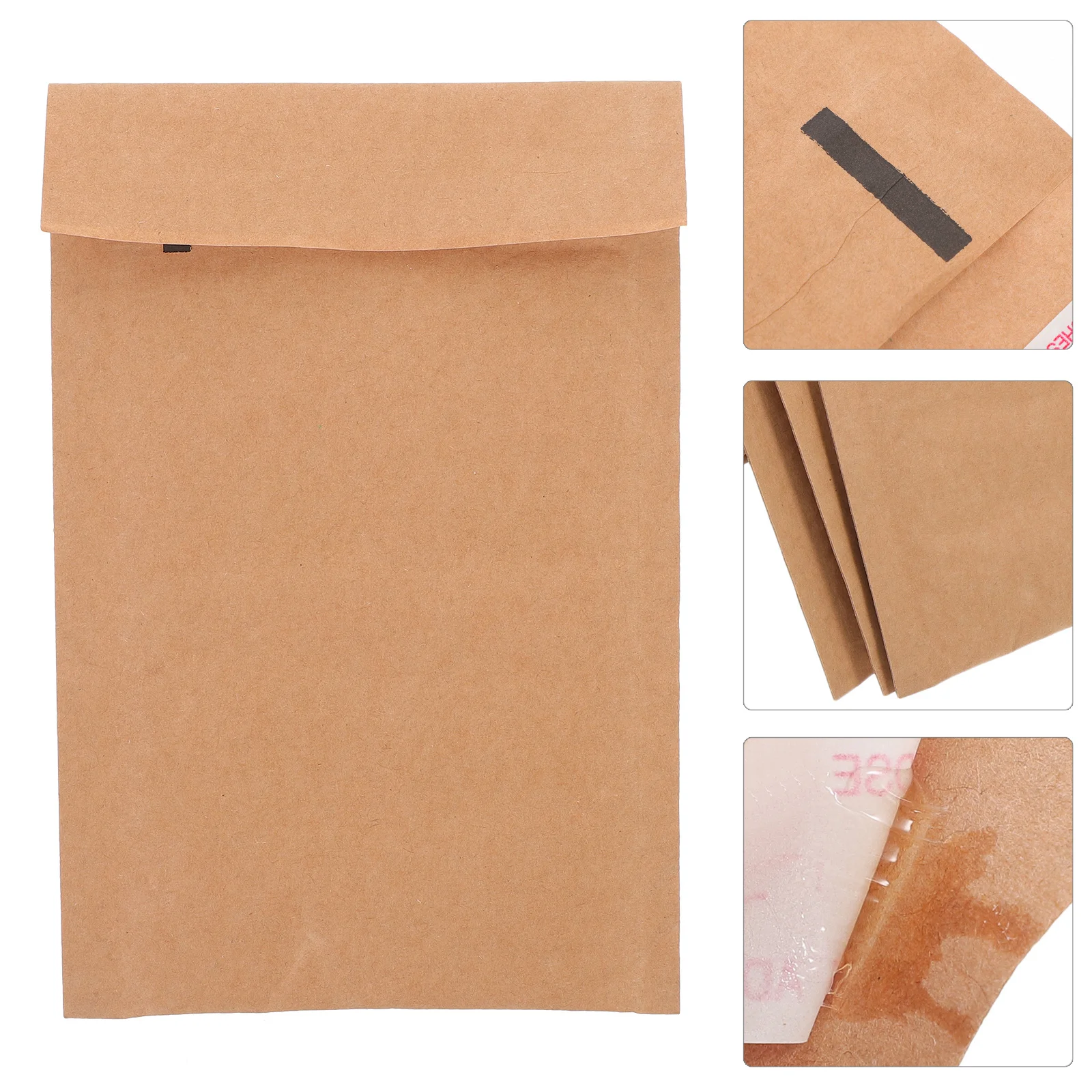 

50Pcs Kraft Padded Mailers Shock-Absorbing Honeycomb Packaging Bags for Small Business Shipping Heavy-Duty Paper Envelopes