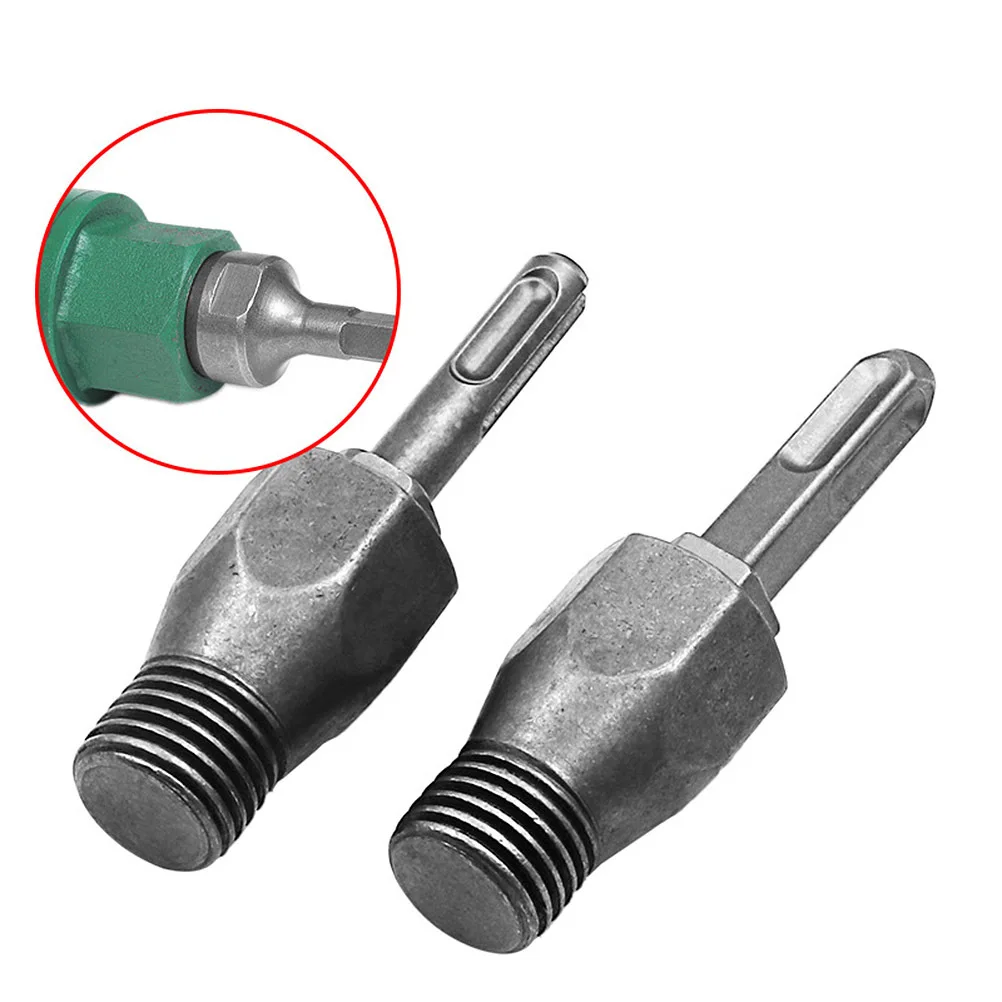 

Electric Hammer To Water Drill Adapter Black Square Handle For Brick Wall Drilling Metal Chuck Drill Bit Converter Tool Part