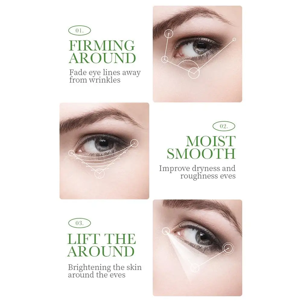 SADOER الألوة فيرا الكولاجين قناع عين العين مكافحة الهالات السوداء عيون أكياس ترطيب ترطيب المضادة للتجاعيد قناع جفاف التصحيح