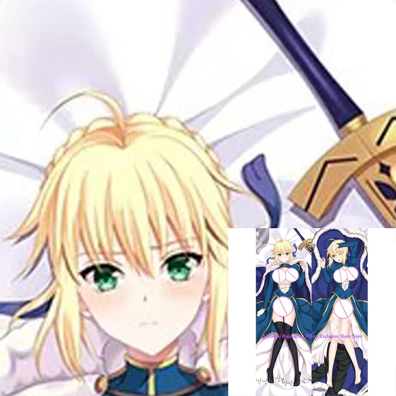 

Anime Pillow Cover Dakimakura Altria Pendragon Double-Sided Print Life-Size Pillows Cover Adult Case Bedding Gifts