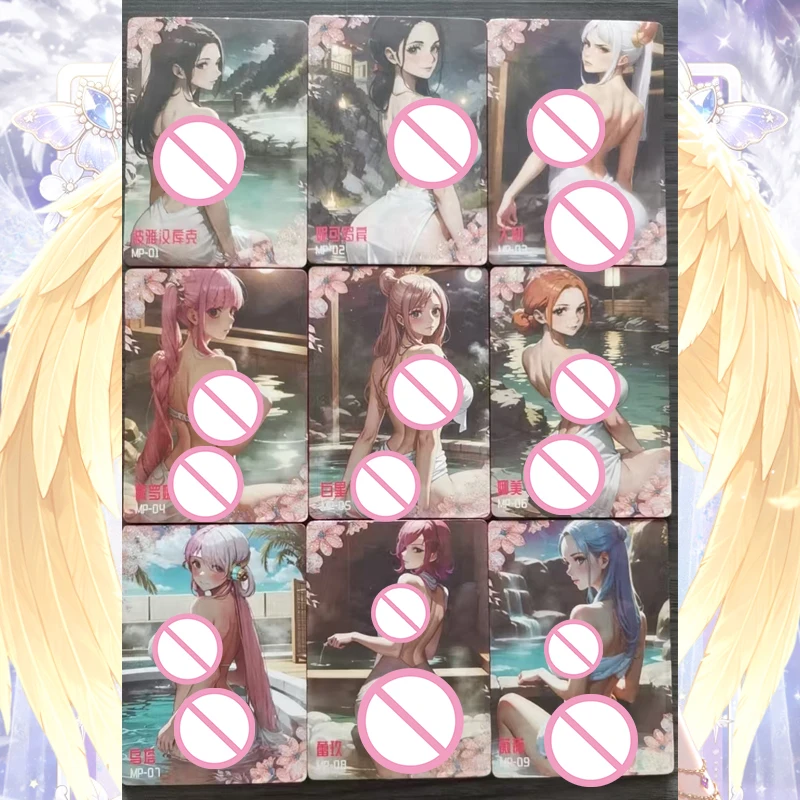 Anime One Piece MP Card Boa Hancock Nico Robin Yamato Perona Shirahoshi Nami Uta Vinsmoke Reiju Nefertari D Vivi Collection Card