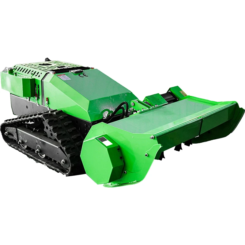 High-power Cheap Grass Cutter 900mm Flail Lawn Robot Crawler Lawn Mower With CE EPA Certificate