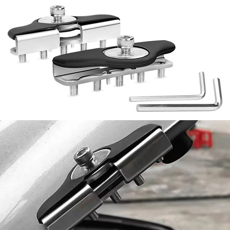 1PCS Car LED Bar Holder Mounting Bracket Auto SUV Off-road 4x4 Rotatable Light Mount Engine Cover Work Fog Lamp Hood Edge Clamp