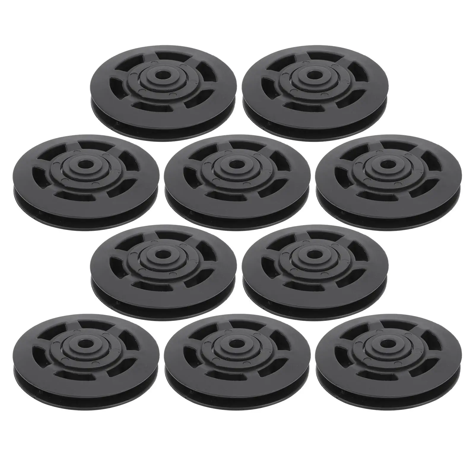 

10Pcs 95mm Universal Bearing Pulley Wheel Cable Gym Equipment Part Fitness Accessories