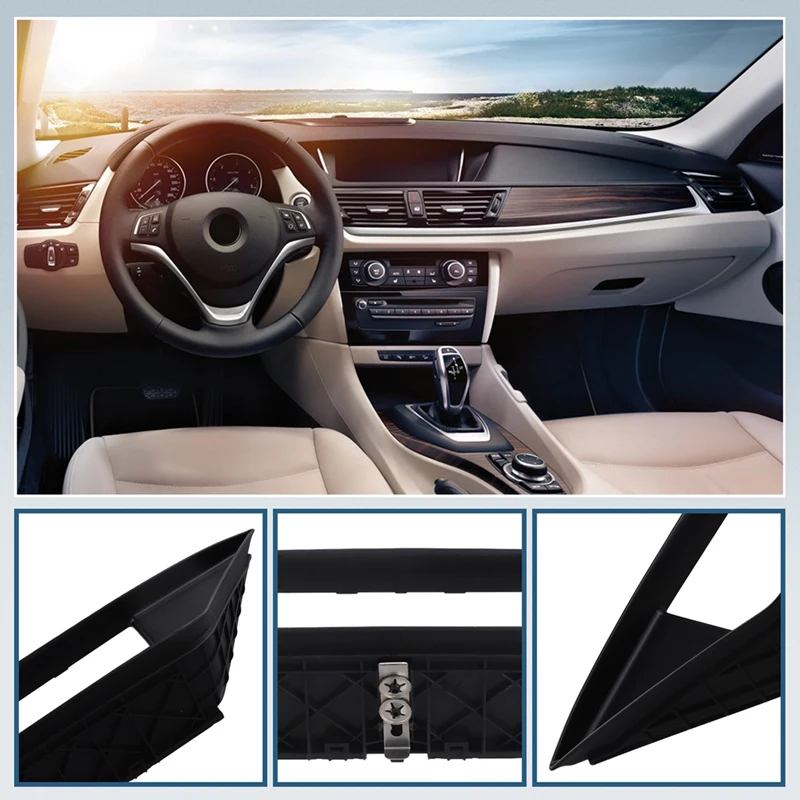 

A040-Car Center Console Display Screen Panel 51452991264 For BMW X1 E84 2009-2015 Car Center Console Trim Accessories