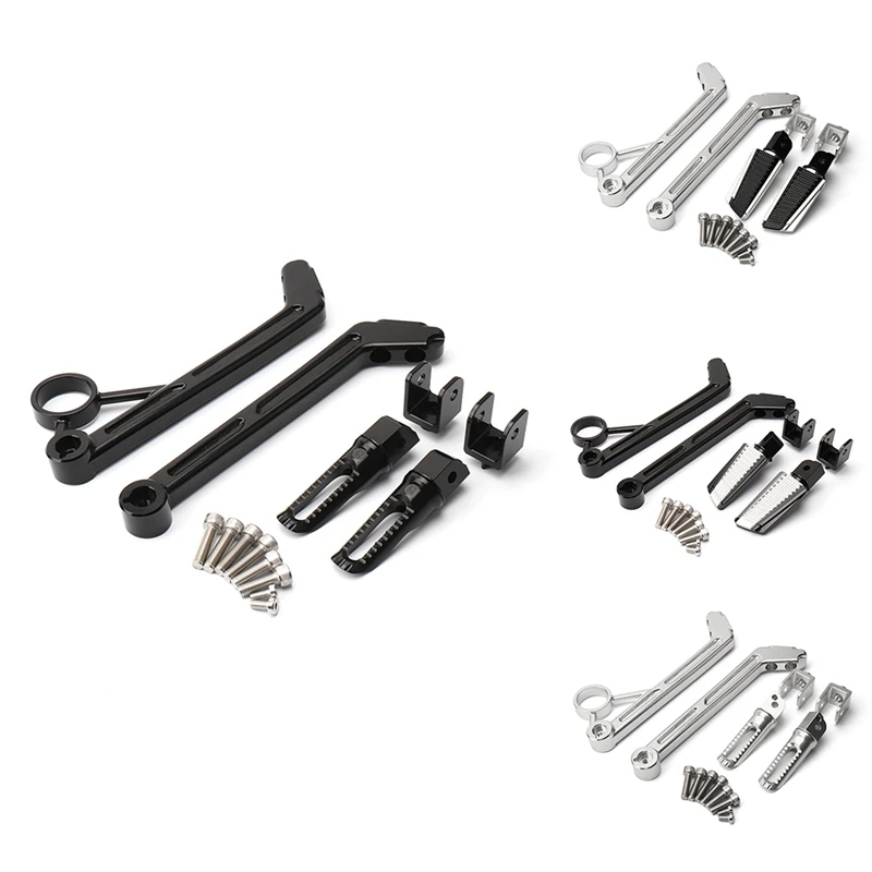 

Motorcycle Footpegs Rear Passenger Foot Pegs Foot Rests Pedal Bracket For BMW Rninet RNINET R Ninet R9T 2014-