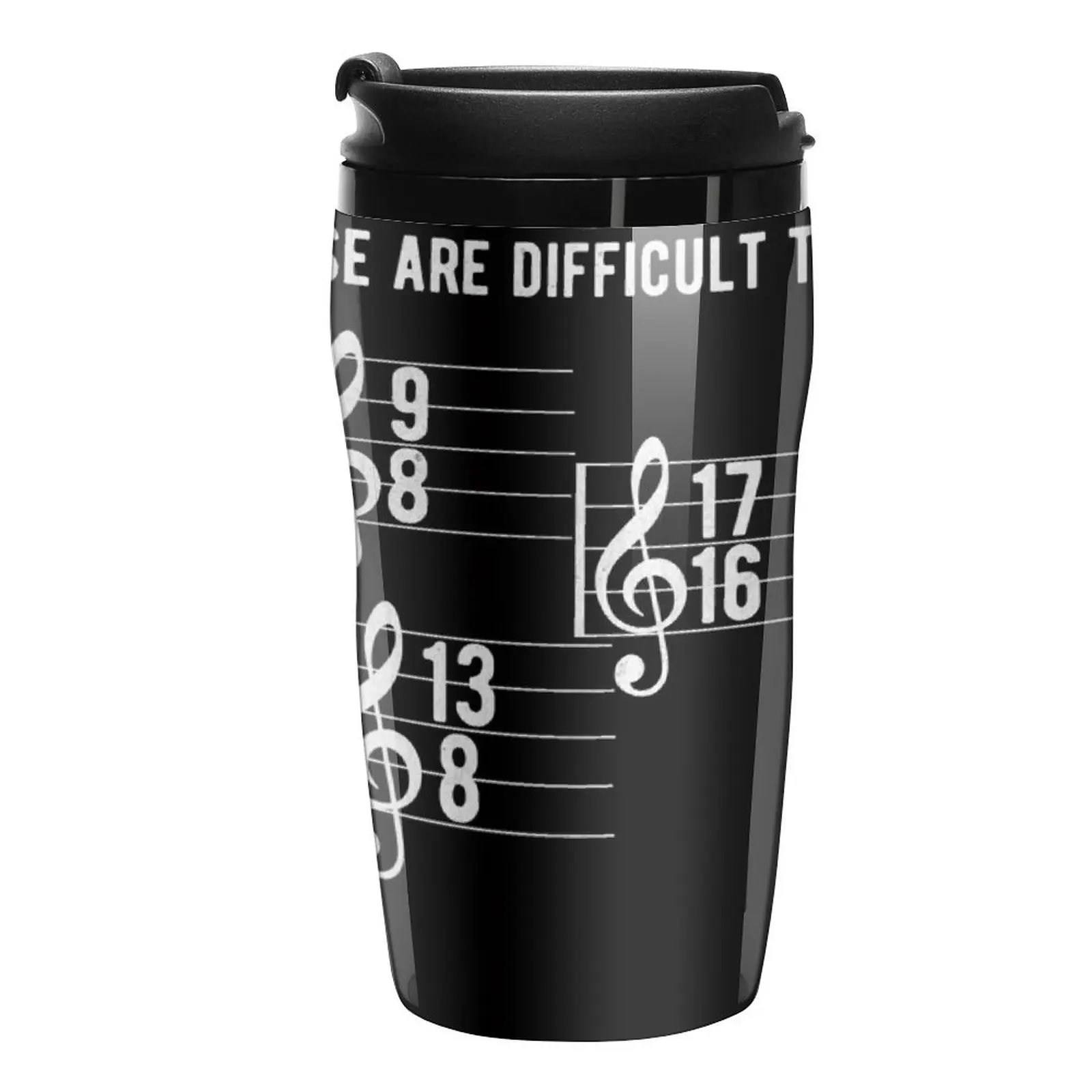 New Funny Music Teacher These Are Difficult Times T Shirt Travel Coffee Mug Coffee Accessory Coffee Glass Cup Coffee Thermal Cup