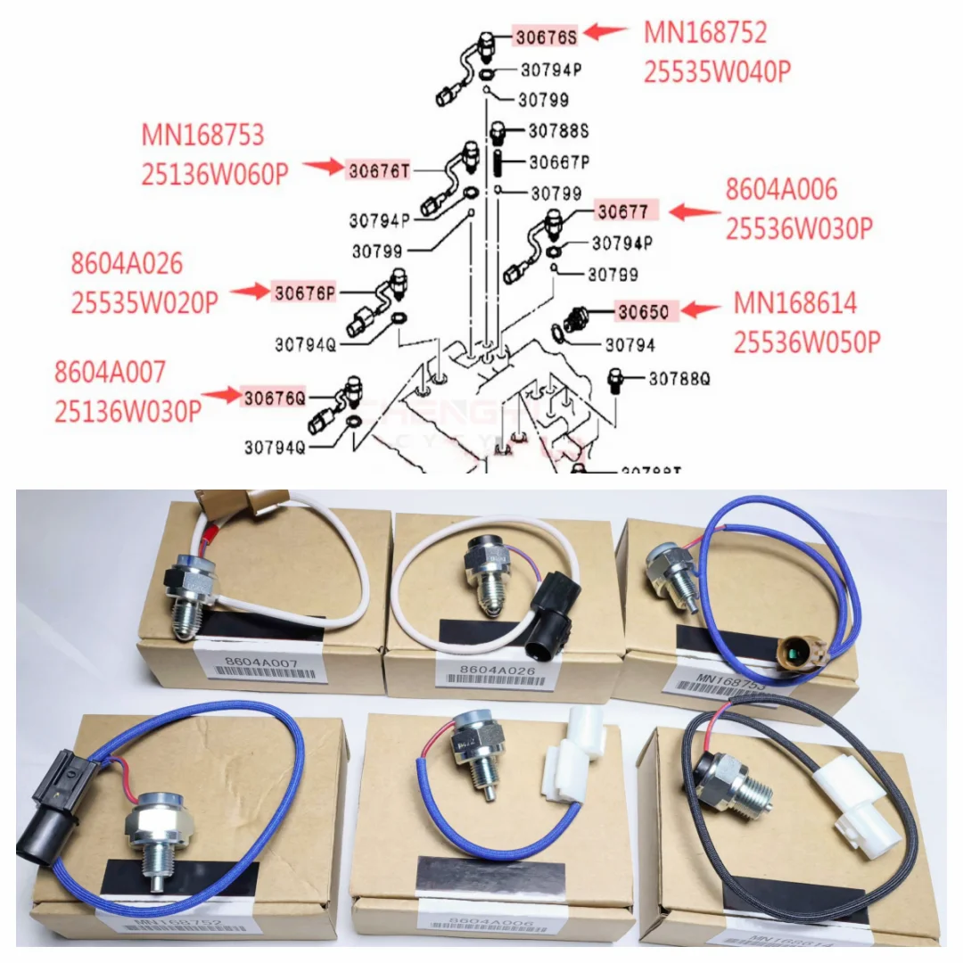 One Set *6 Transfer T/F Gearshift Position Control Switch Transfer Case Switch For Pajero Sport Montero KB4T KB8T KH4W KH6W KH9W