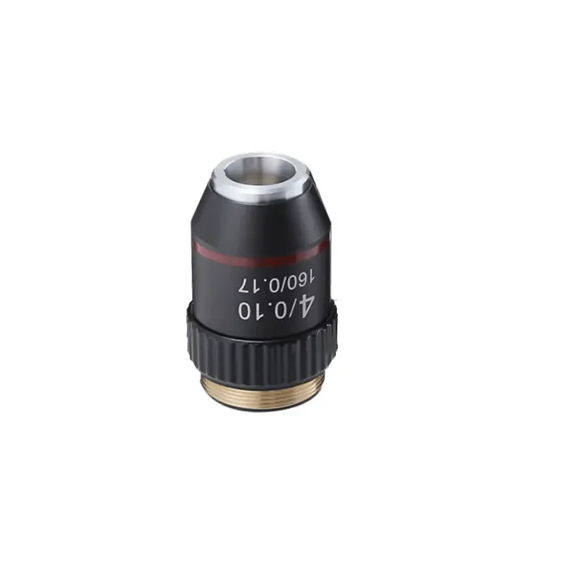 Biological Microscope Objective Lens 4X Achromatic Objectives 195 Objectives RMS 20.2mm Objective Parts