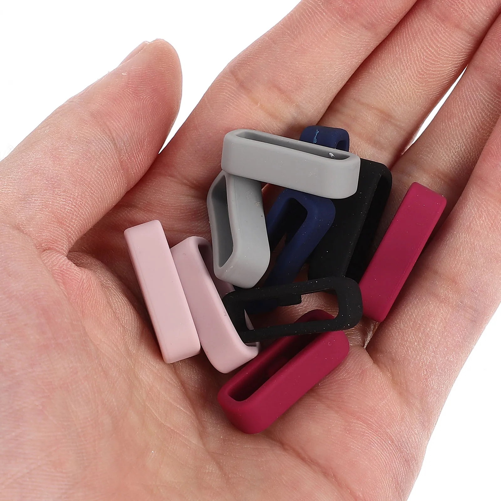 

10 Pcs Watch Band Ring Keepers Loops Accessories Fastener Holder