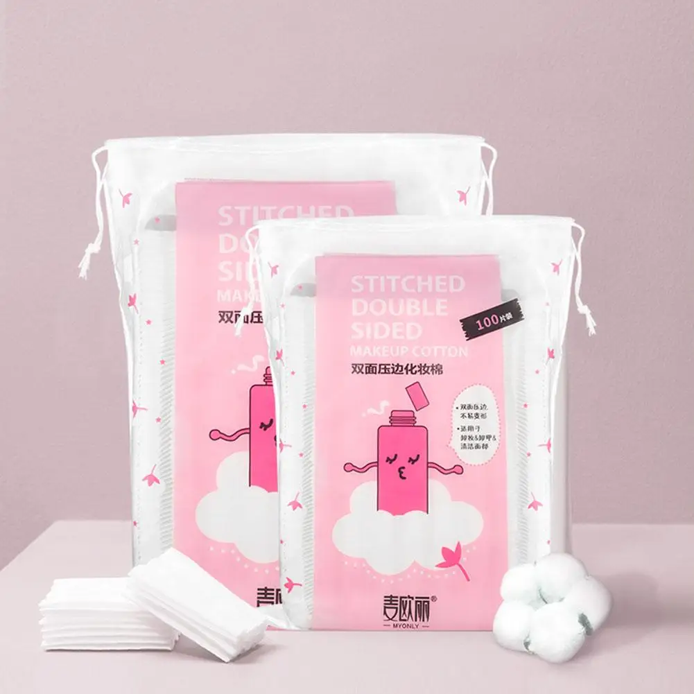 Multifunctionele Wegwerp Make-Up Katoenen Doekjes Zachte Remover Pads Gezichtsmake-up Remover Katoen Huidverzorging 50/100/222PCS