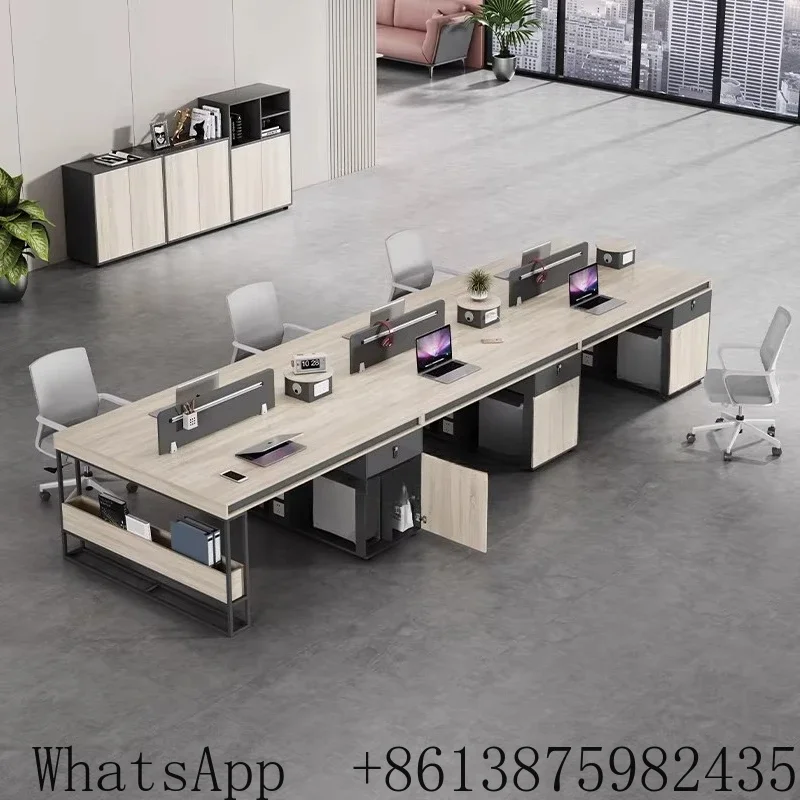 LMM Office Staff Desk Simple Modern Financial Staff Screen Desk Workstation