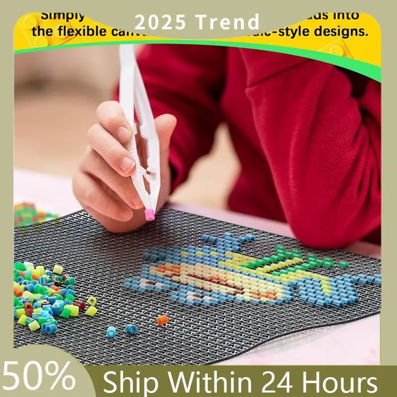 A75X Топ 4 шт. Доски из бисера с предохранителями Холст для поделок из бисера Совместимость с бусинами Perlersnappix 12 дюймов X 12 дюймов Предохранительные бусины Пегборд