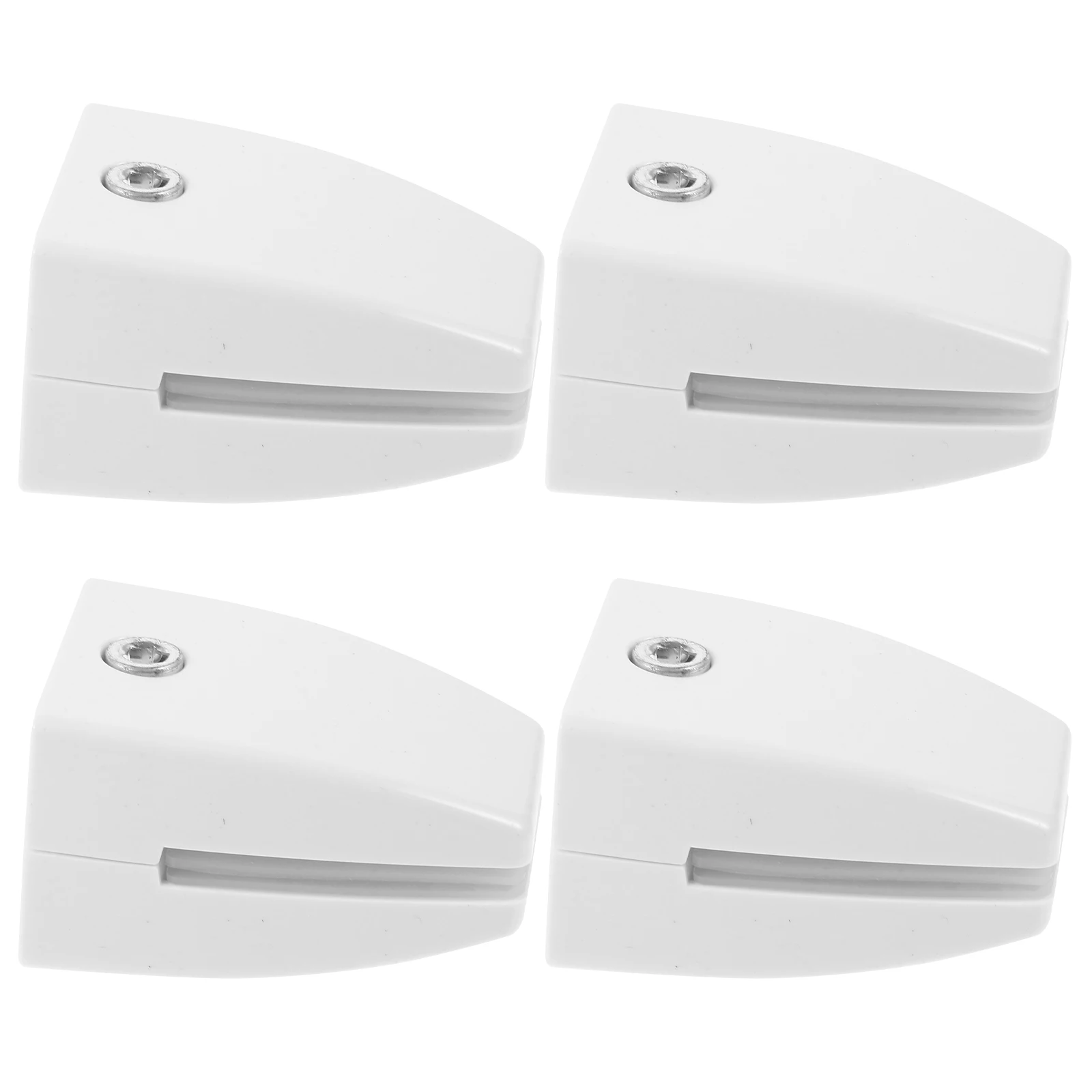 

4 Pcs Screen Clip Desk Dividers Clamp Support Partition Protection Abs Bracket Office Privacy Panel