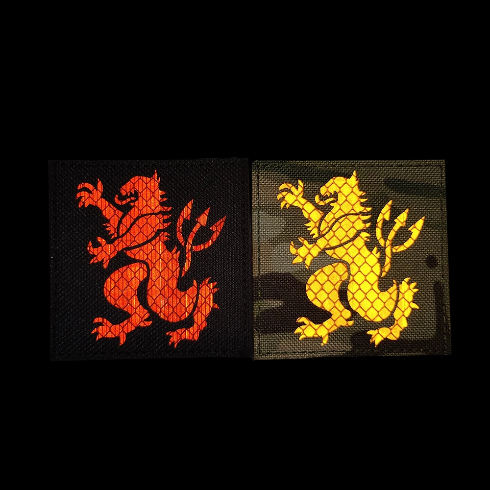 U.S. Navy SEAL Team Six Tactical Patch Tactical Outdoor Reflective Night Recognition Badges For Clothing Hook&Loop view 3