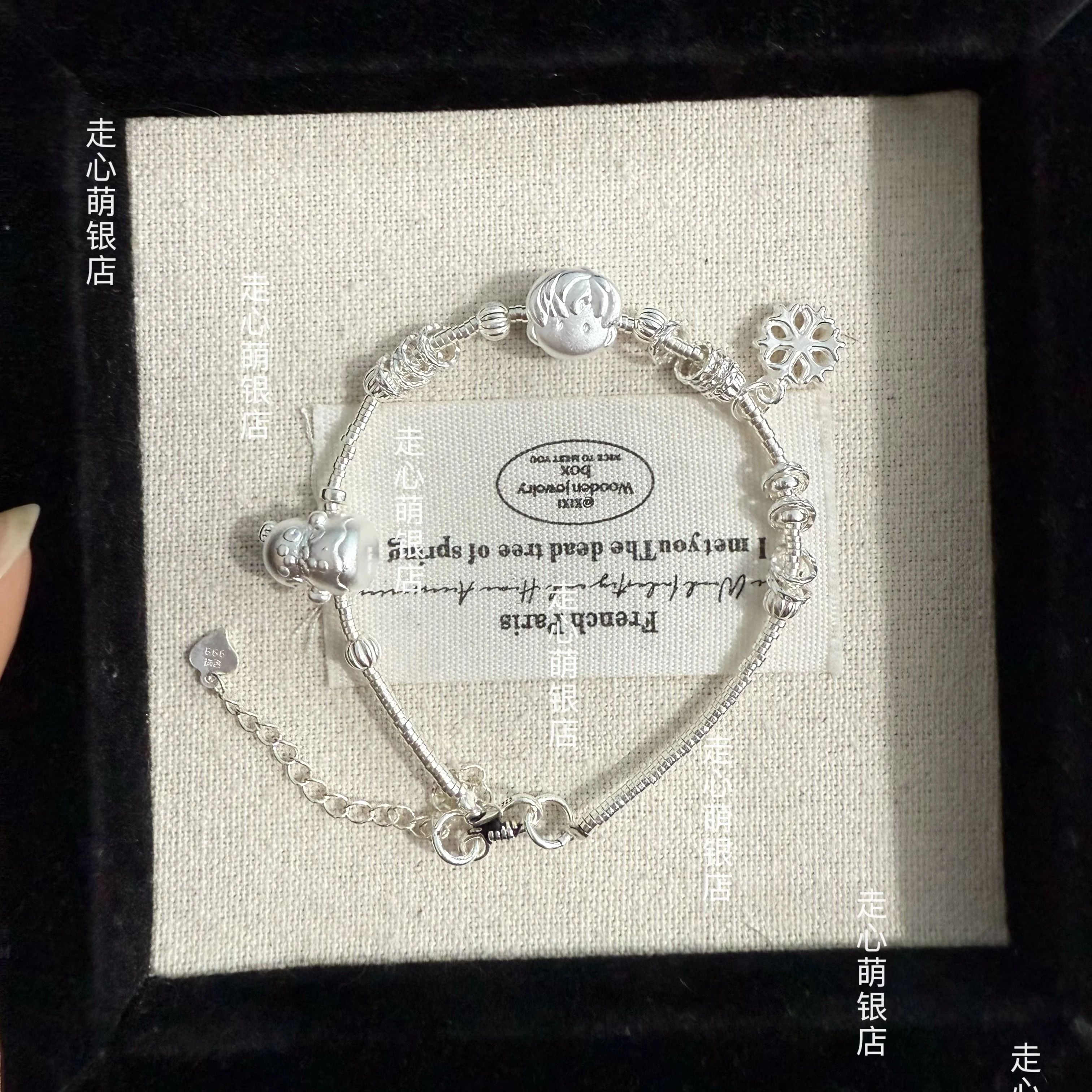 الحب والفضاء العميق S999 فضة سوار كزيفير زين رافاييل سيلوس رائعة أنيمي غرامة تأثيري مجوهرات هدية قابل للتعديل