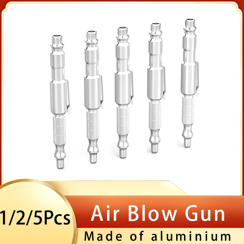 1/2 Pcs Adjustable Pocket Air Blow Gun with 1/4" I/M Type Plug for Handling and Directing Air Purification Work