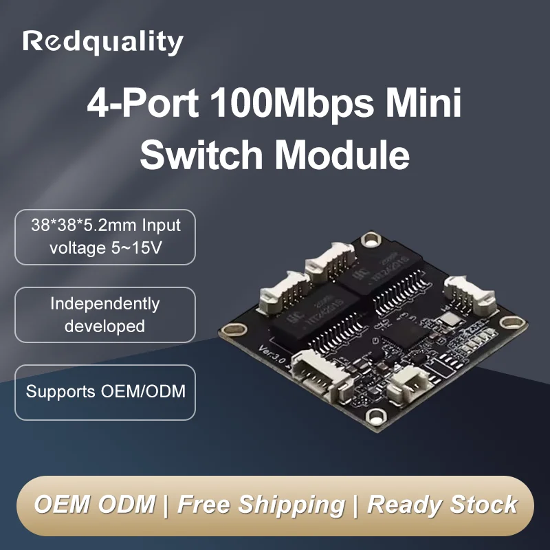 hicomdata-コンパクト-100mbps-スイッチモジュール-アンマネージド-4ポート-スイッチモジュール-ミニ-12v-スイッチ-pcba-メインボード