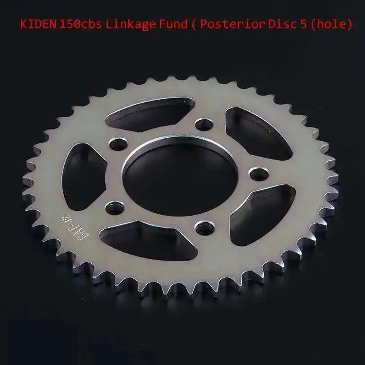 دراجة نارية سلسلة كبيرة لوحة 5 حفرة Cbs الأسنان ل Kiden Kd150-f v z l j h g