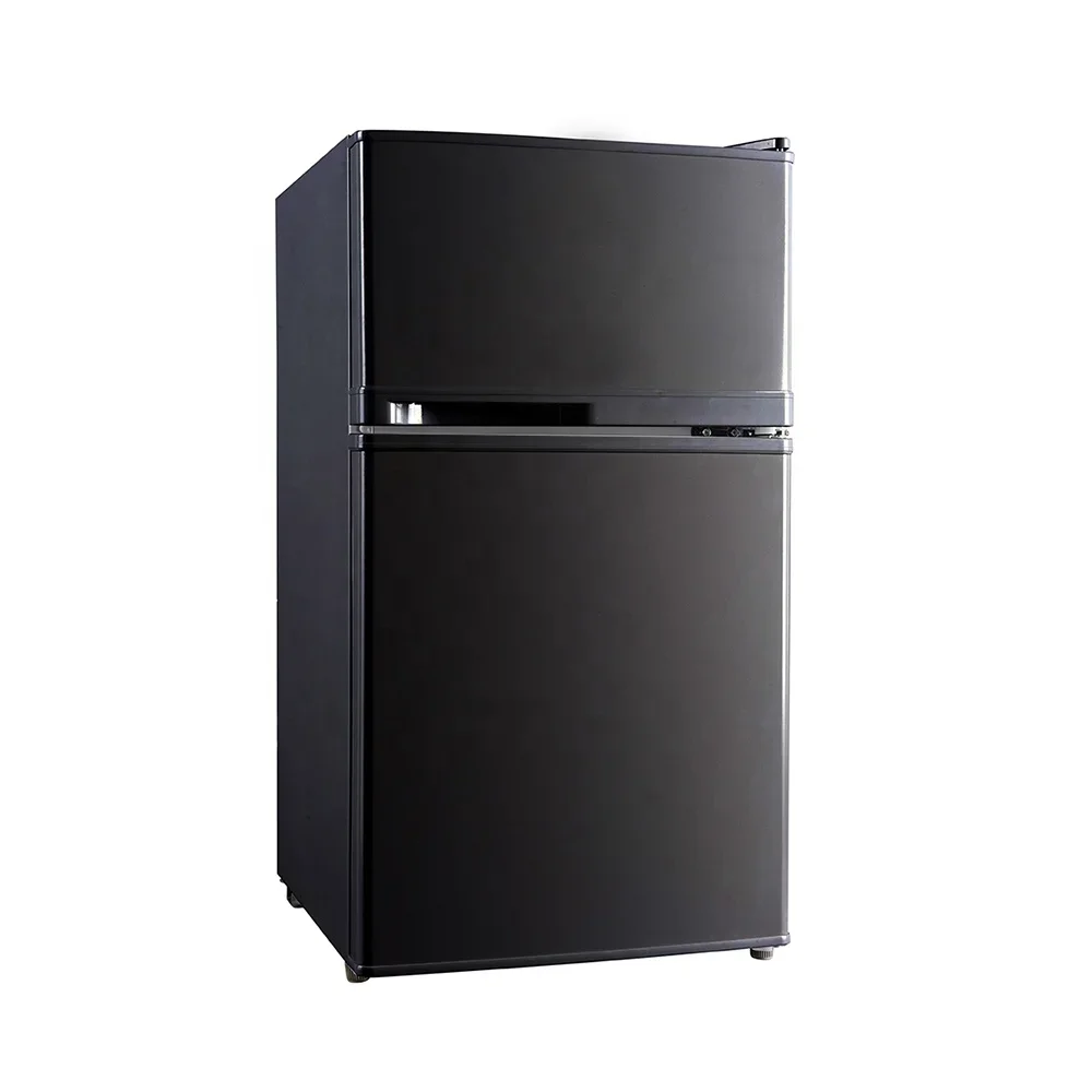 High Quality 85L Double Door Room Fridge Mini Refrigerator And Freezer