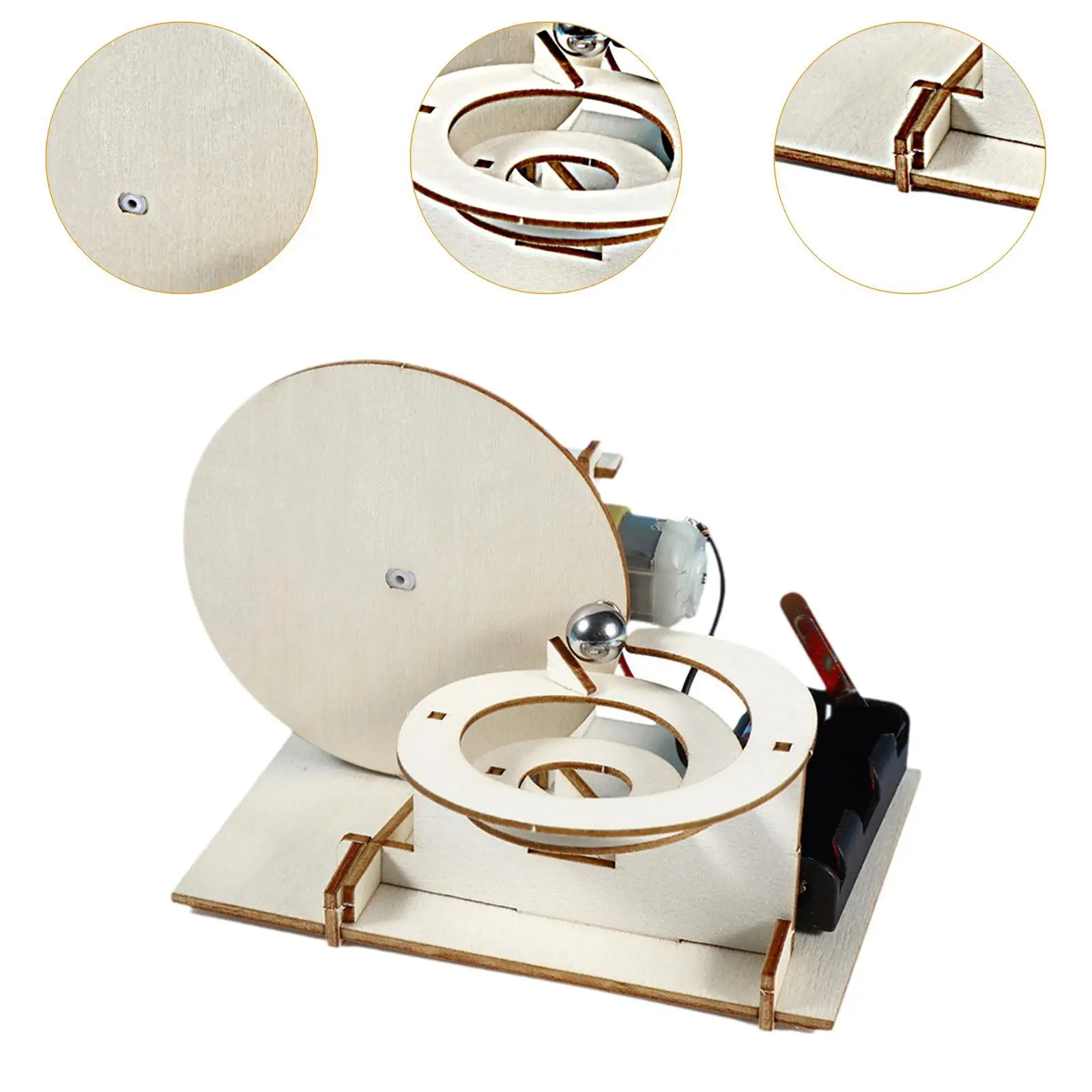 Kit de experimento de contas magnéticas diy, pacote de materiais, feito à mão, montagem, auxiliares de ensino, kit de aprendizagem de ciências físicas