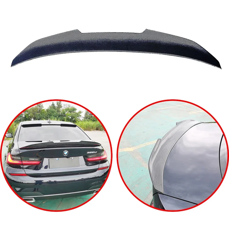 

High Quality Carbon Fiber Material Tail Spoiler Car Rear Wing For BMW 3 Series 2020 2021 G20 320i 325i Sedan