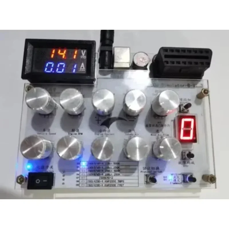 English Vesrion Automotive ECU Simulator /OBD Simulator Development Test /Internet of Vehicles / Passenger Cars /ELM327 /1939