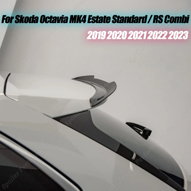 

Rear Trunk Roof Tail Spoiler Wing for Skoda Octavia MK4 Estate Standard / RS Combi 2019 2020 2021 2022 2023 Car Accessories