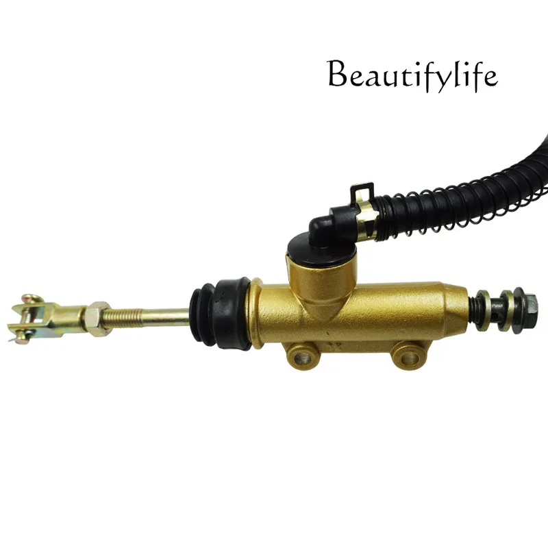YJ Motorcycle Rear Brake Master Cylinder One Word Pump For King Of King Dirt Bike Hydraulic Foot Brake Modification