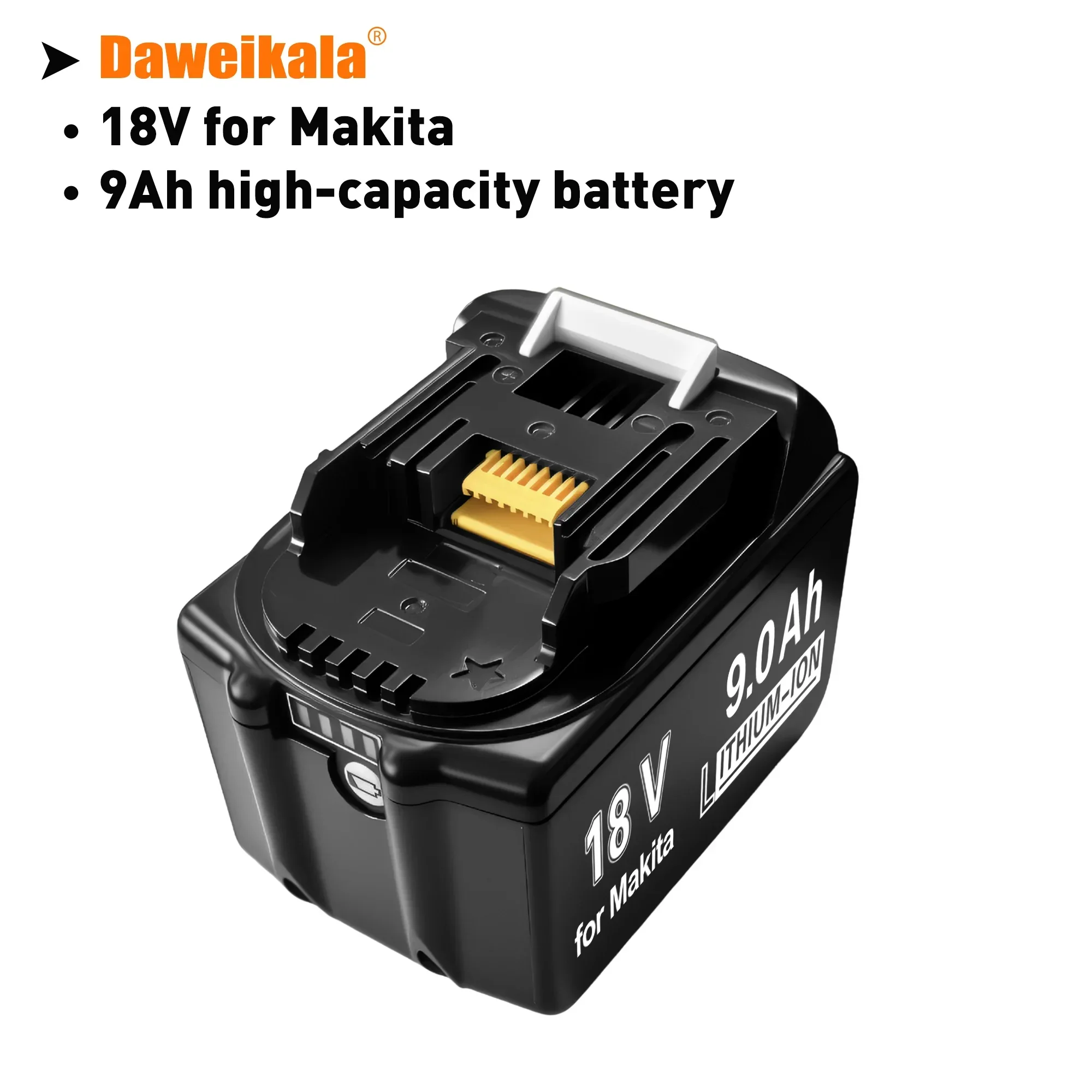 For Makita Original 18V 9Ah Li-Ion Rechargeable Battery 18v drill Replacement Batteries BL1850 BL1860B BL1830 BL1840 New