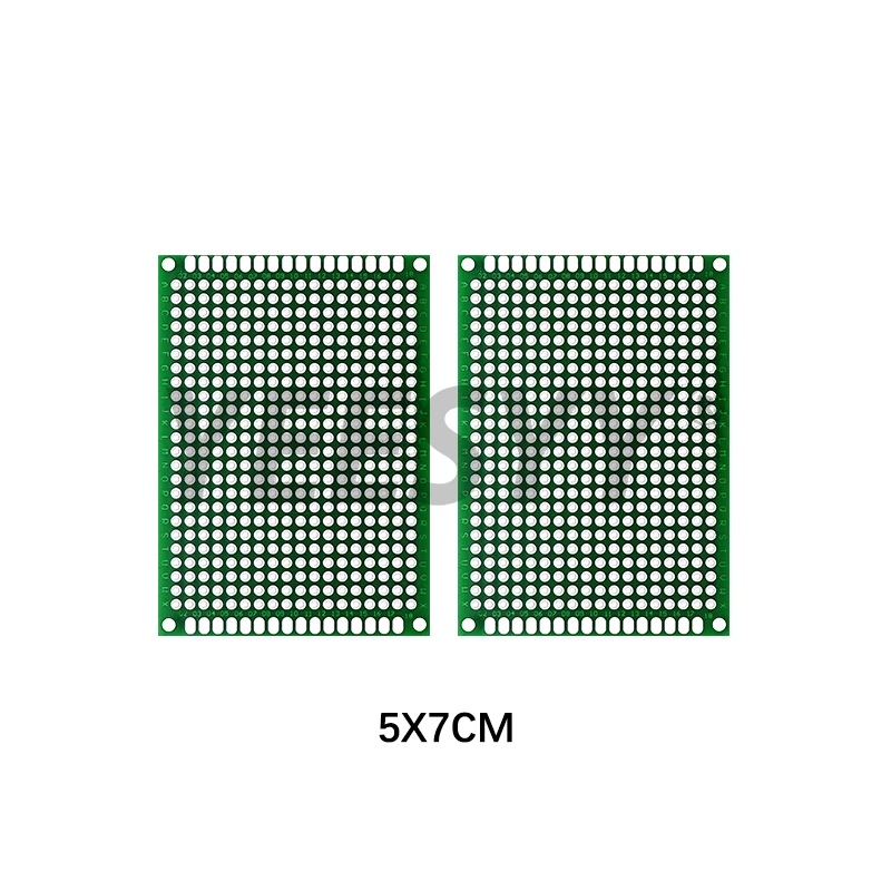 8 pièces 4X6 5X7 6X8 7X9 Kit de PCB Double face chacun 2 pièces carte de Prototype mixte Circuit Protoboard bande universelle imprimée