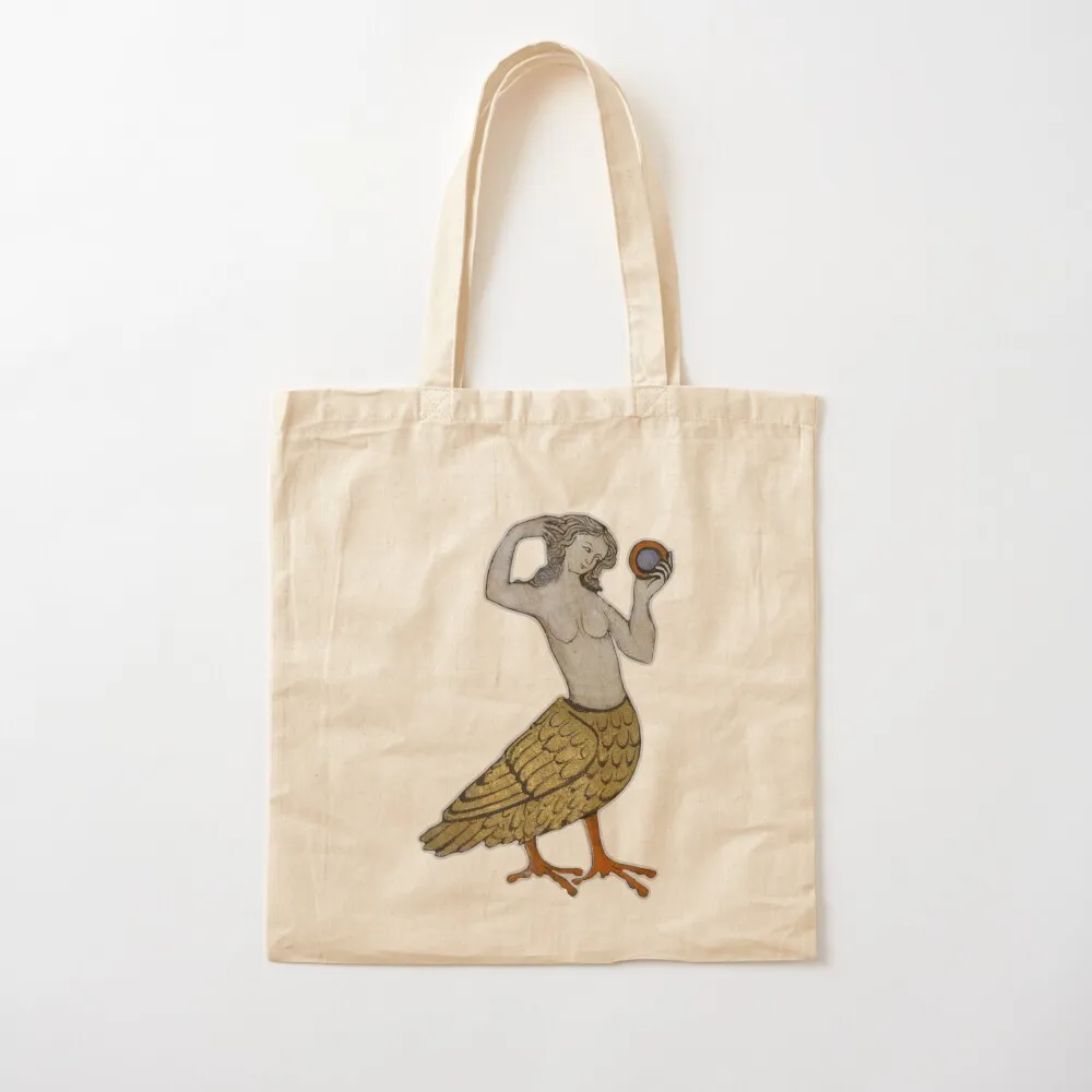 

PI+GEON - Medieval Marginalia; Pigeon Lady Hybrid Tote Bag Shopper canvas tote bag Cloth bags Canvas Tote Bag