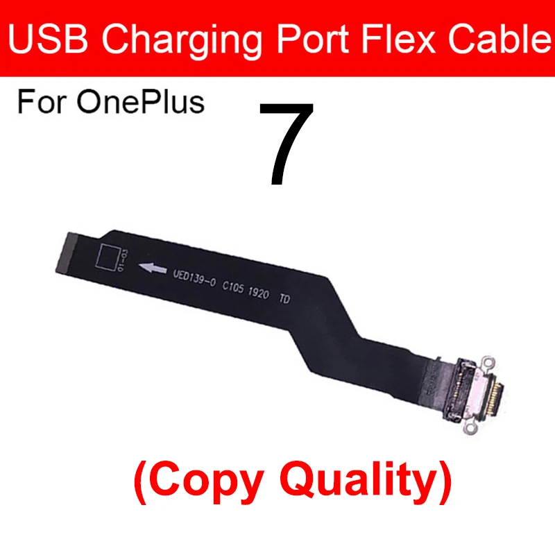 For Oneplus 1+ 5 6 7 8 9 Pro 5T 6T 7T 8T Pro 9R 9RT USB Charging Dock Flex Cable USB Charger Jack USB Port Flex Cale Parts