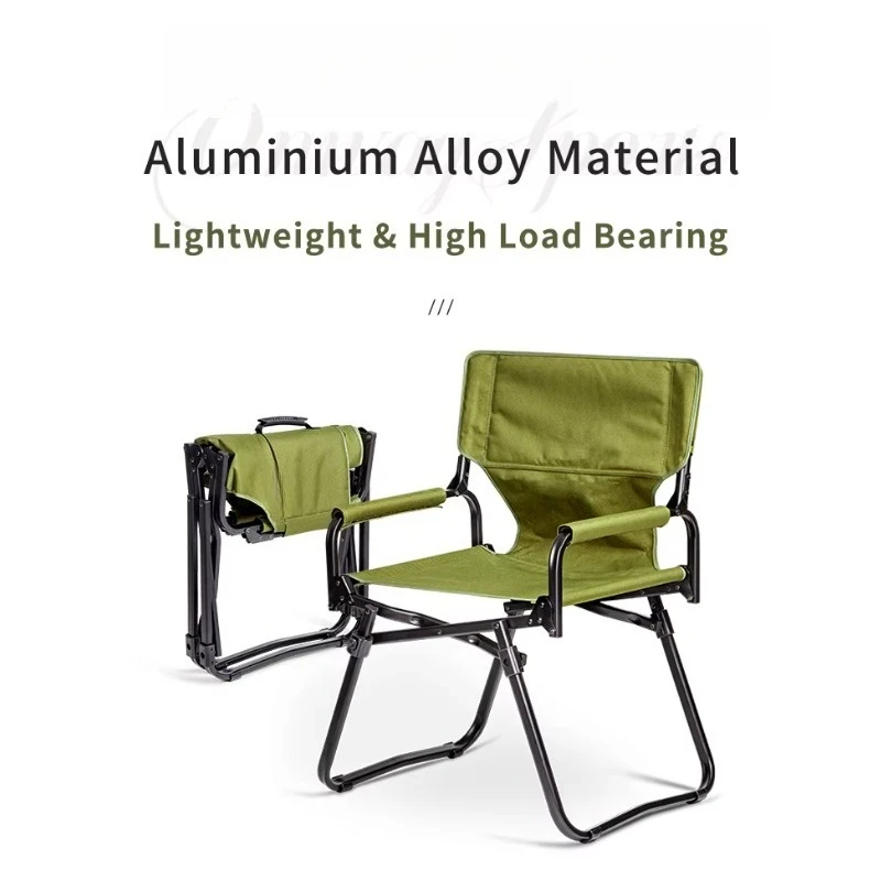 New Cheap Price Lightweight Aluminium Alloy Folding Outdoor Camping Director Chair