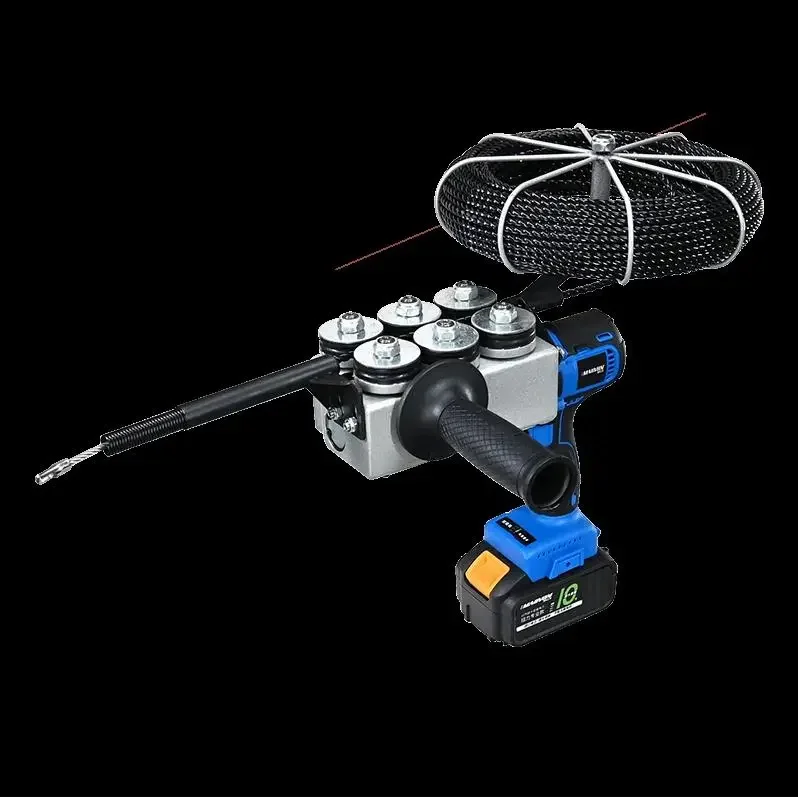 Professional Cordless Electric Threading Machine for Electricians Lithium-powered Wire Insertion Tool