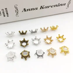 50pcs Small Crown Alloy Jewelry Accessories Popular Jewelry Material Headgear Hair Accessories Handmade DIY Jewelry Accessories