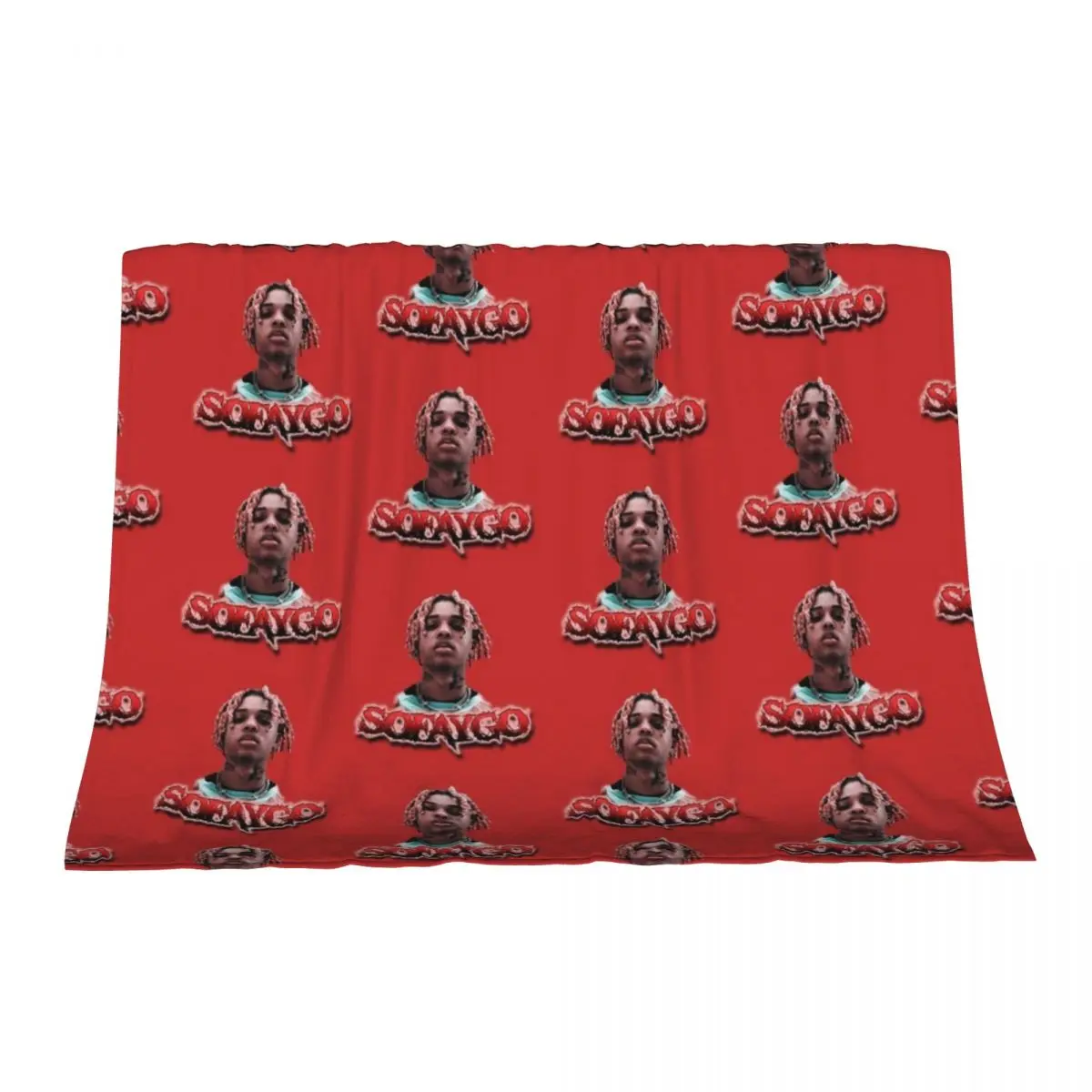 

SoFaygo Rapper Throw Blanket Bed Fashionable funny gift christmas decoration Blankets
