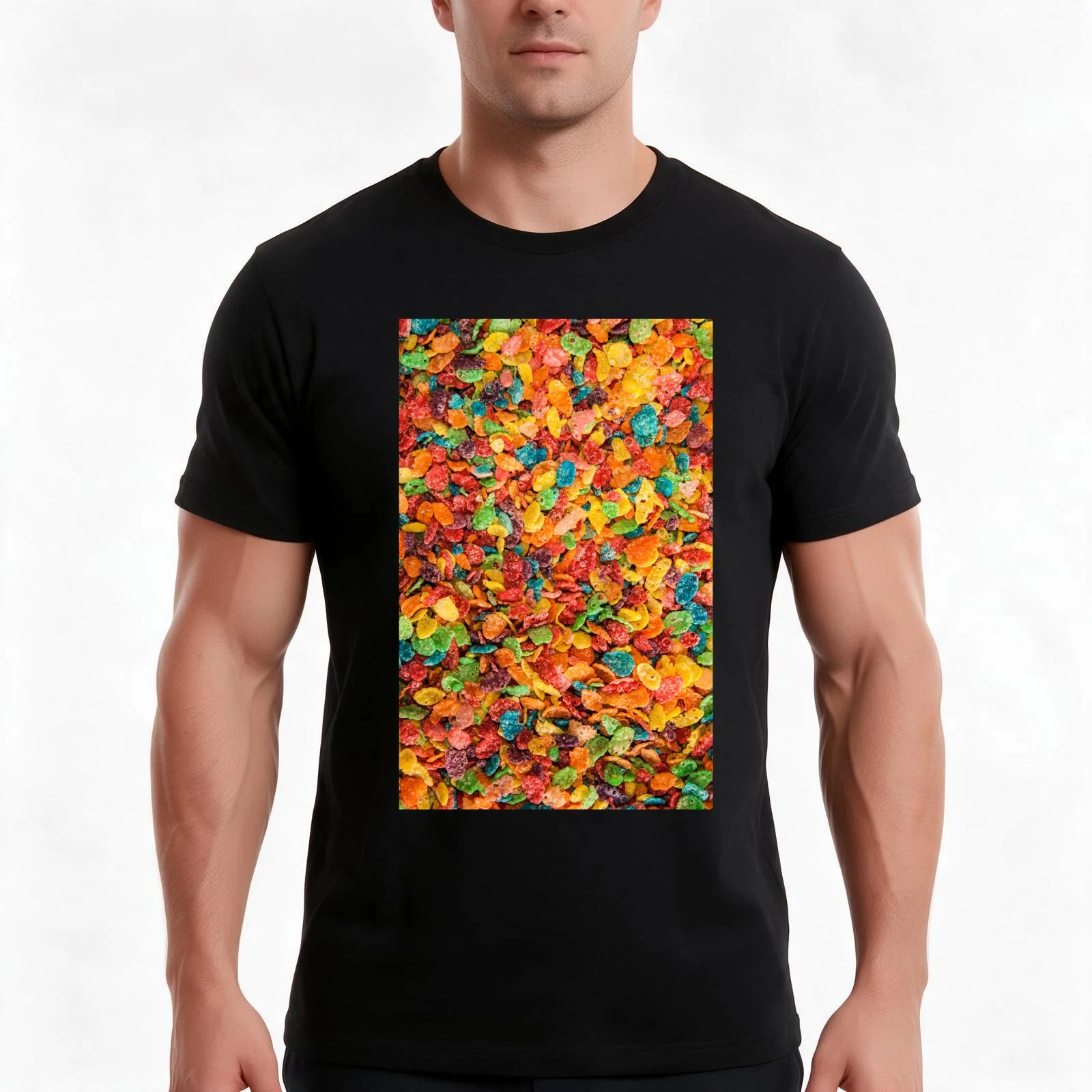 Fruity Pebbles is I T-Shirt, Vintage Retro Graphic Tee, Unisex Summer Casual Streetwear Top