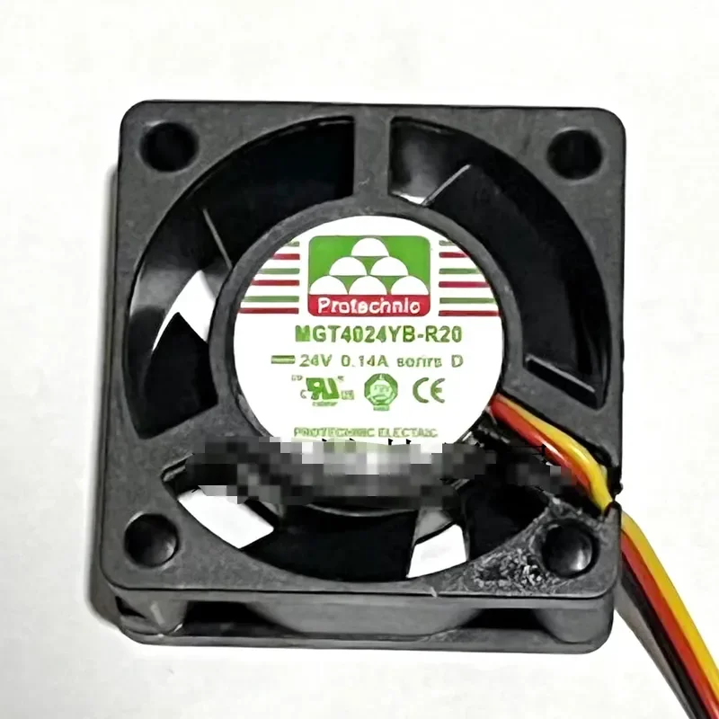 for Yongli MGT4024YB-R20 4020 24V 0.14A Quiet Inverter Fan 4CM