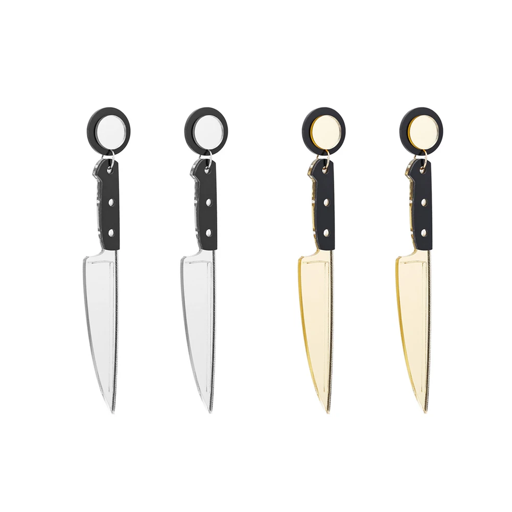 

4Pcs Acrylic Earrings High Quality Exaggerated Dangler Women Earrings Simulation Eardrop Party Banquet Gifts