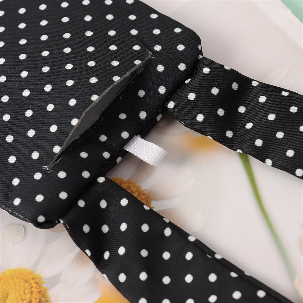 New Polka Dot Rabbit Ears Pillow Card Holder 3-inch Soft Kpop Photocard Holder Gift INS Korean Style ID Card Protector