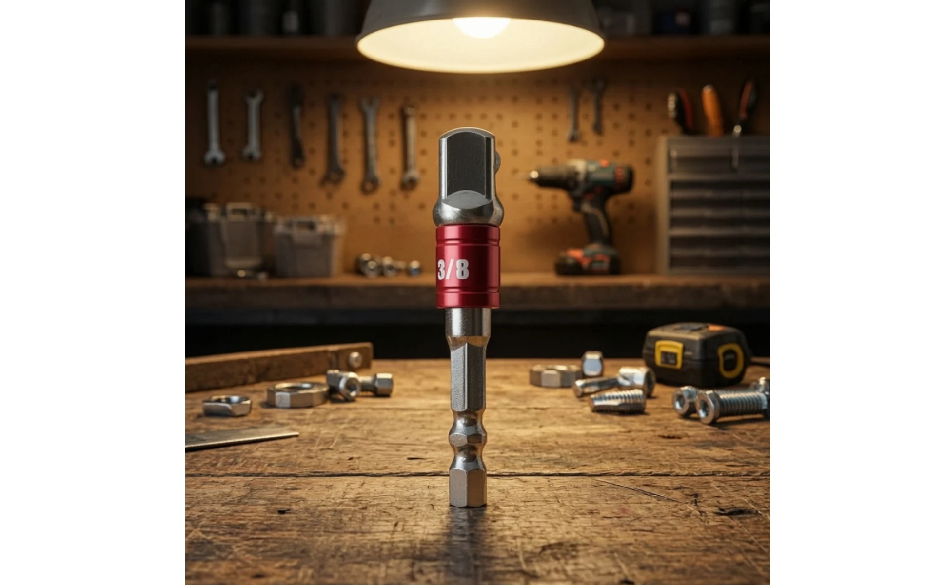 Adjustable Socket Wrench Adapter Universal Socket Adapter with Extension Shank Tool Knurled Self-Adjusting for Mechanics Adjustable Socket Wrench Adapter Universal Socket Adapter with Extension Shank Tool Knurled Self-Adjusting for Mechanics
