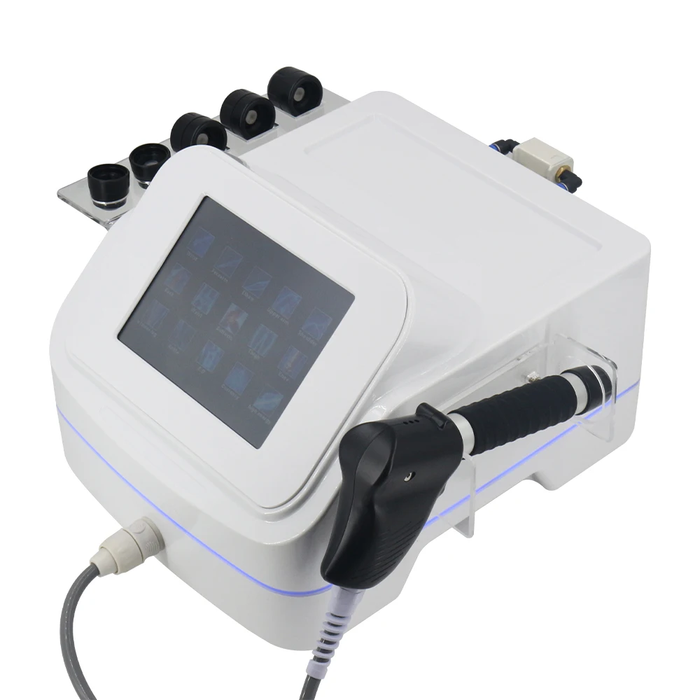 10Bar Gelombang Kejut Pneumatik Untuk Perawatan DE Pereda Nyeri Relaksasi Tubuh Alat Pijat Terapi Gelombang Kejut Profesional