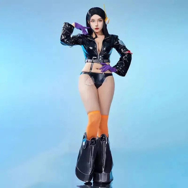 Anime Robin Cosplay Costume 106 Nico Robin Sexy lingeries Bikini Halloween Costumes Cosplay Sexy leather Costume Wig
