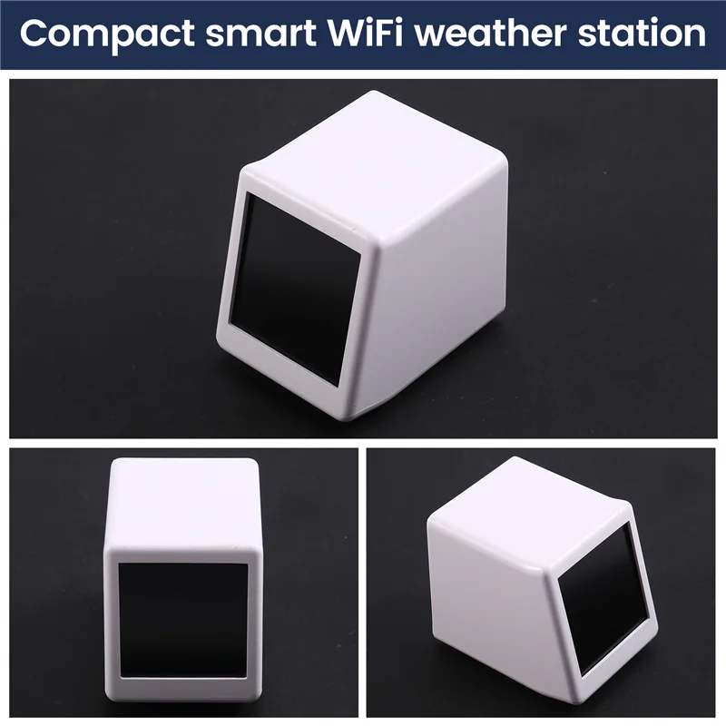 

ABKP-цифровой дисплей, термометр, гигрометр, мини-умная Wi-Fi метеостанция, температура погоды, влажность, часы
