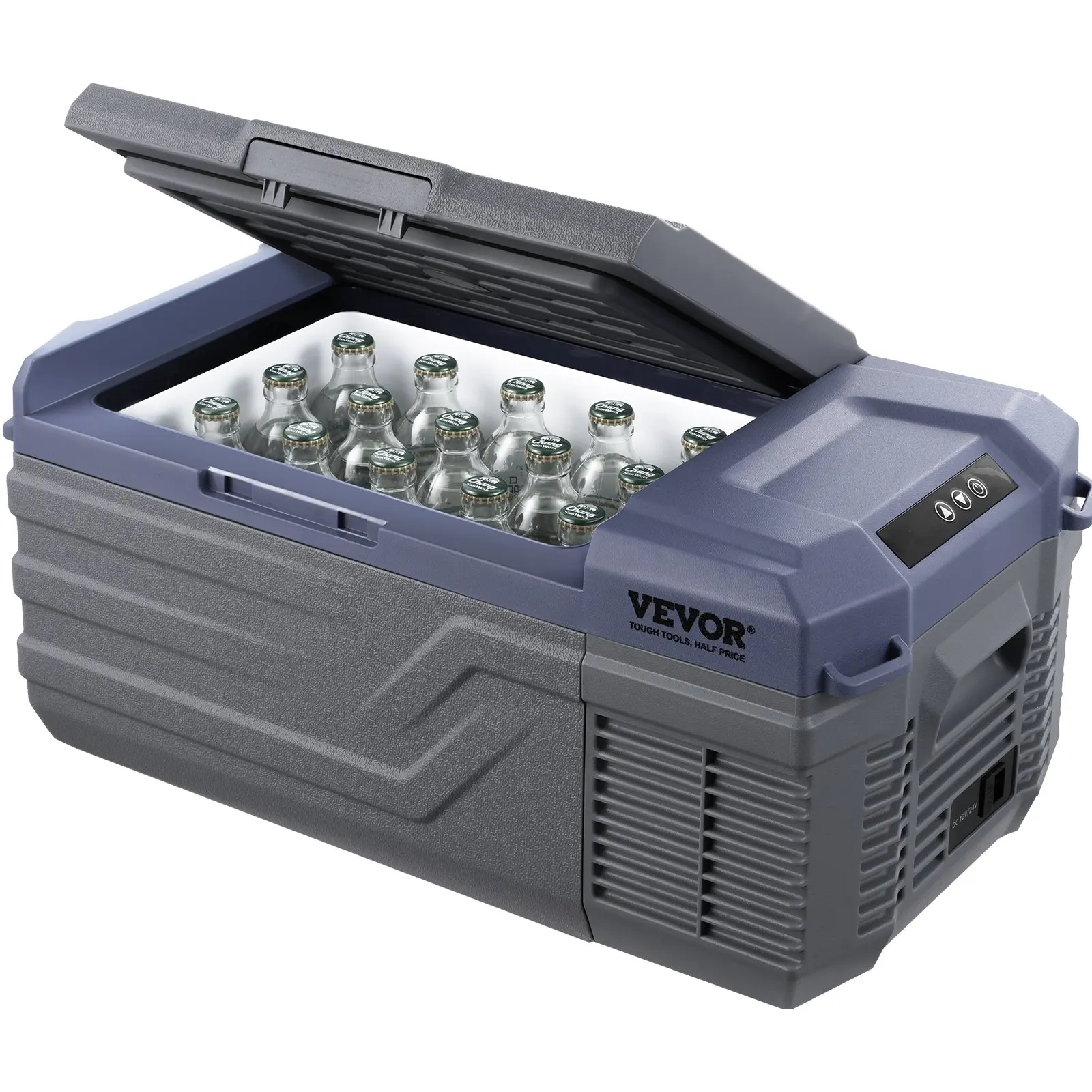 

Портативный автомобильный холодильник-морозильник с компрессором, 15 л, однозонный, для автомобиля и дома