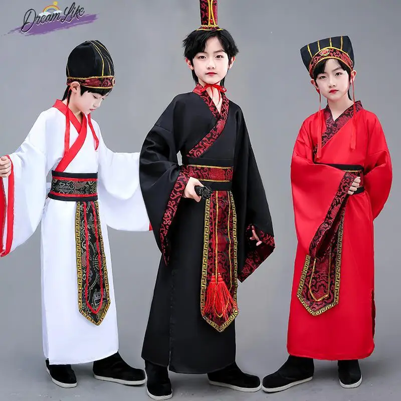 

Детская одежда для выступлений: традиционный китайский костюм для оперы, театральных постановок и школьных представлений для мальчиков и девочек, для малышей, в старинном стиле