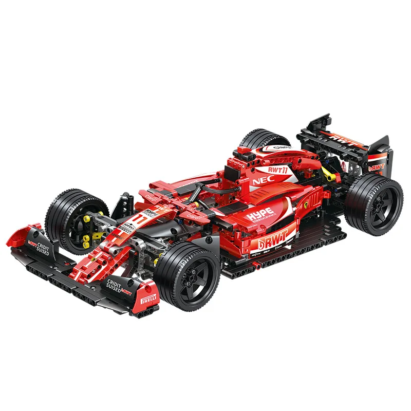 

MDXW Масштаб 1:10 Техническая формула F1 Racing Building Blocks Set - Комплект сборной модели игрушки идеально подходит для подарков на Рождество и день рождения