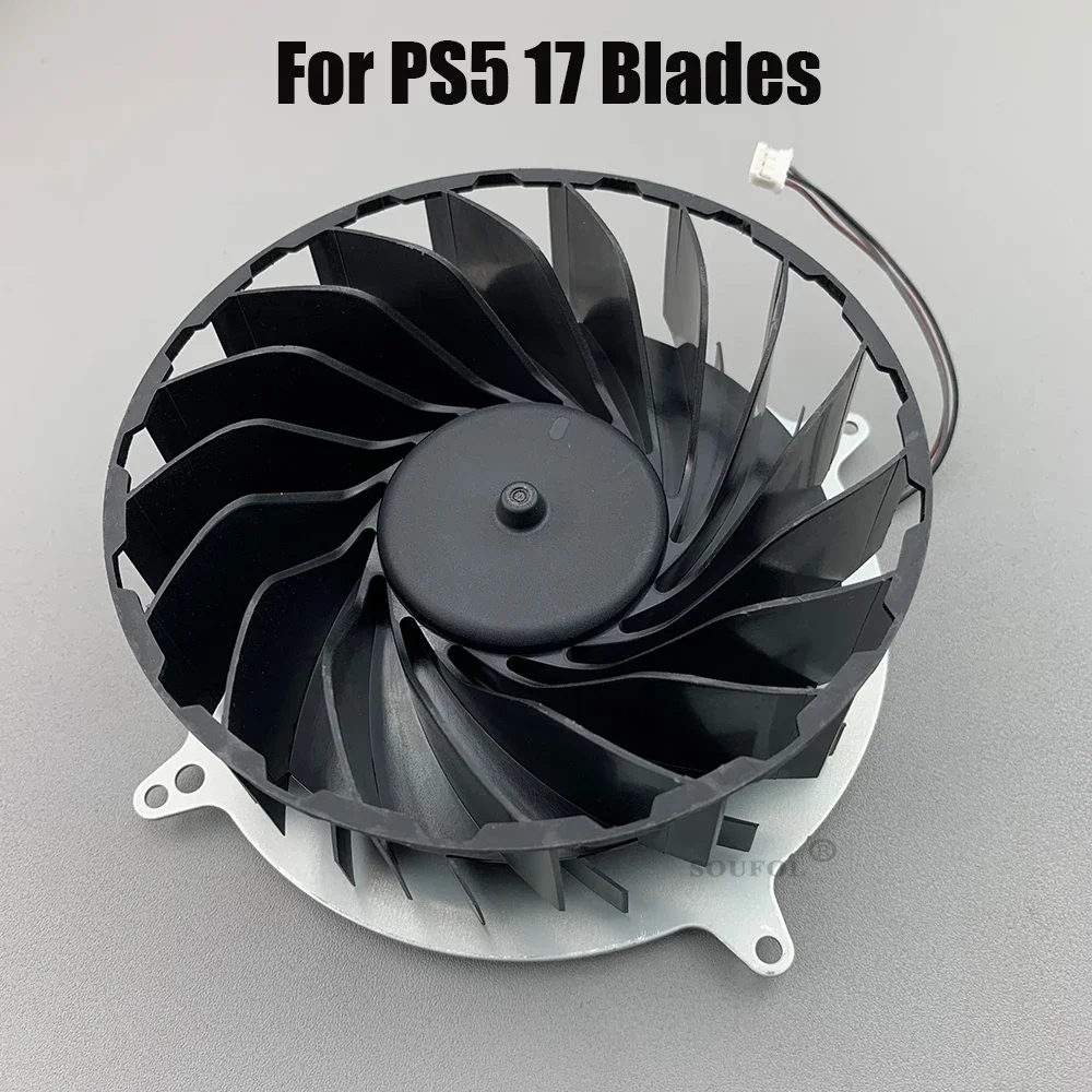 مروحة تبريد الإشعاع الداخلي لـ PS5 ، جزء الإصلاح الأصلي ، 17 شفرة ، 23 شفرة ، ملحقات playstation 5 ، DC 12V #4